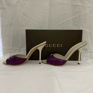 Gucci Horesbit Slip on Heels